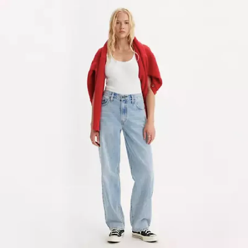 Levis Womens Baggy Dad Jeans - Fan Flare sold by Storm