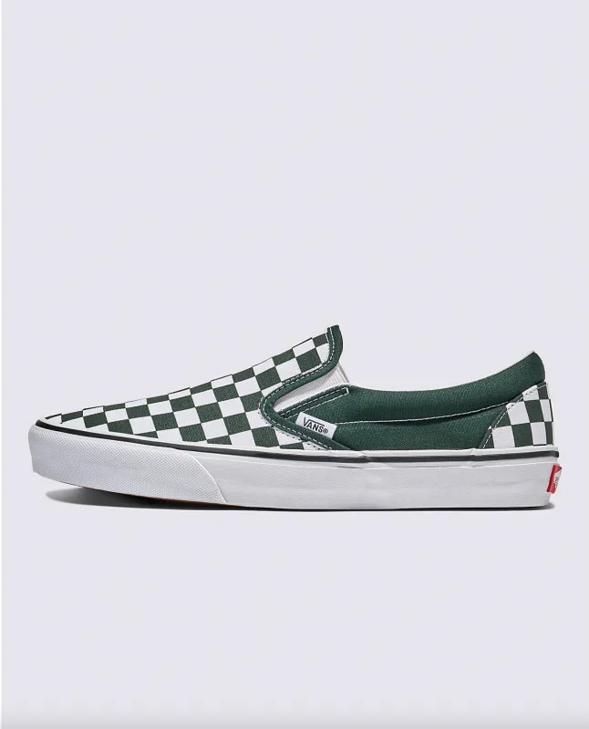 Vans Classic Slip-On - Checkerboard Scarab Green made by Vans