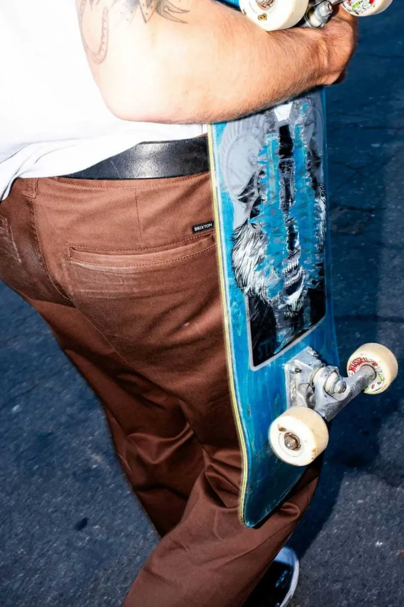 Brixton Choice Chino Relaxed Pant - Pinecone Brown sold by Storm product image thumbnail 2