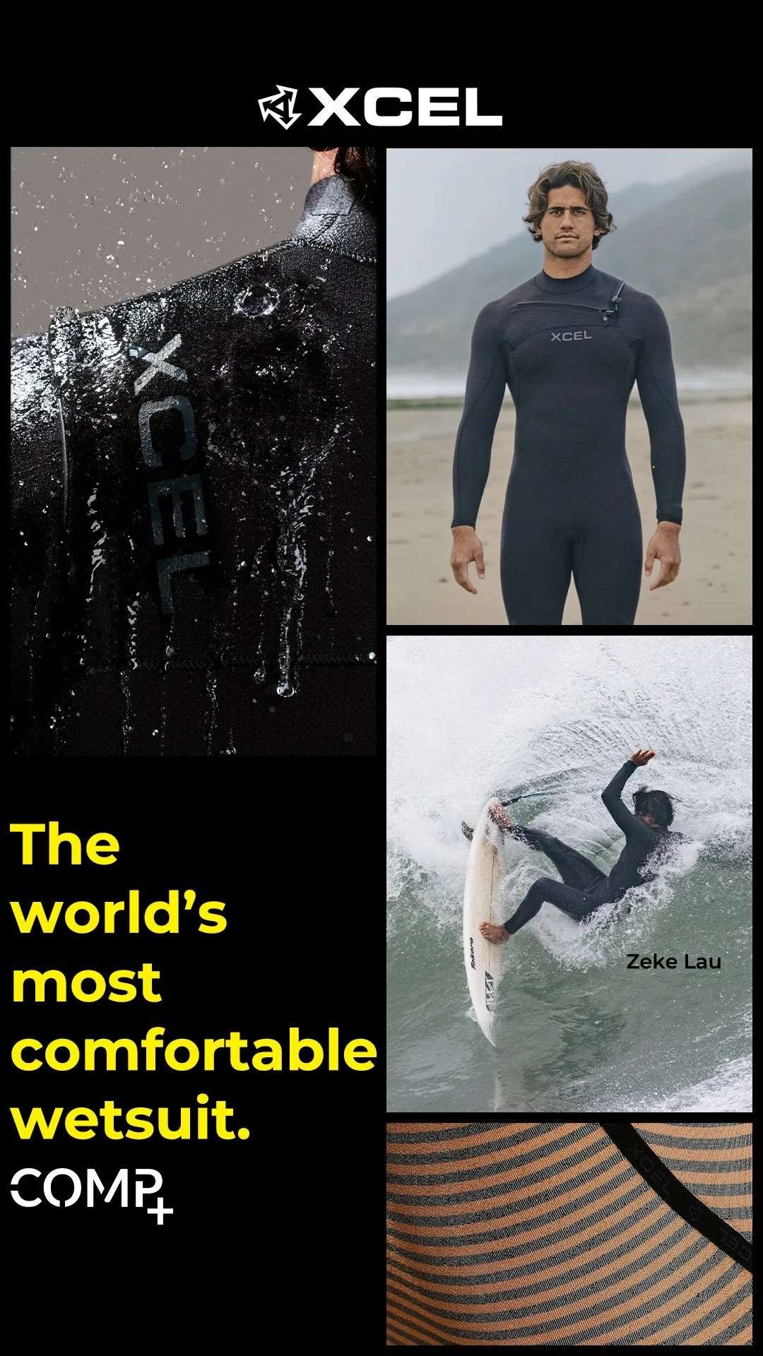 Xcel Mens Comp+ Hooded 3m Wetsuit sold by Storm product image thumbnail 3