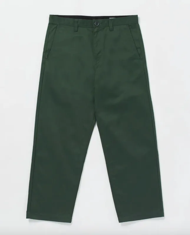 Volcom Fricken Skate Chino Pant- Dark Forest sold by Storm