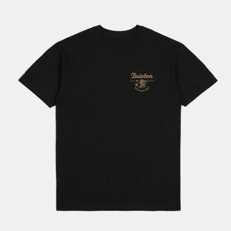 Brixton Better Days S/S Standard T-Shirt Black sold by Storm