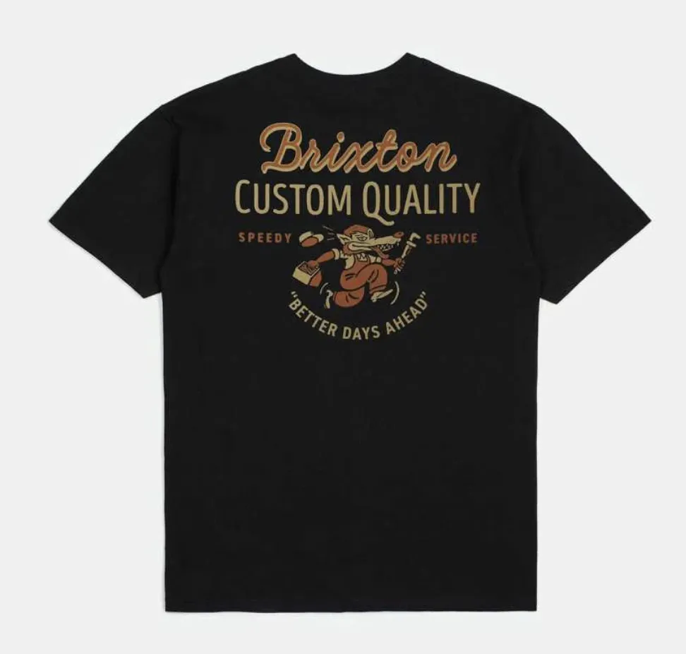 Brixton Better Days S/S Standard T-Shirt Black sold by Storm product image thumbnail 2