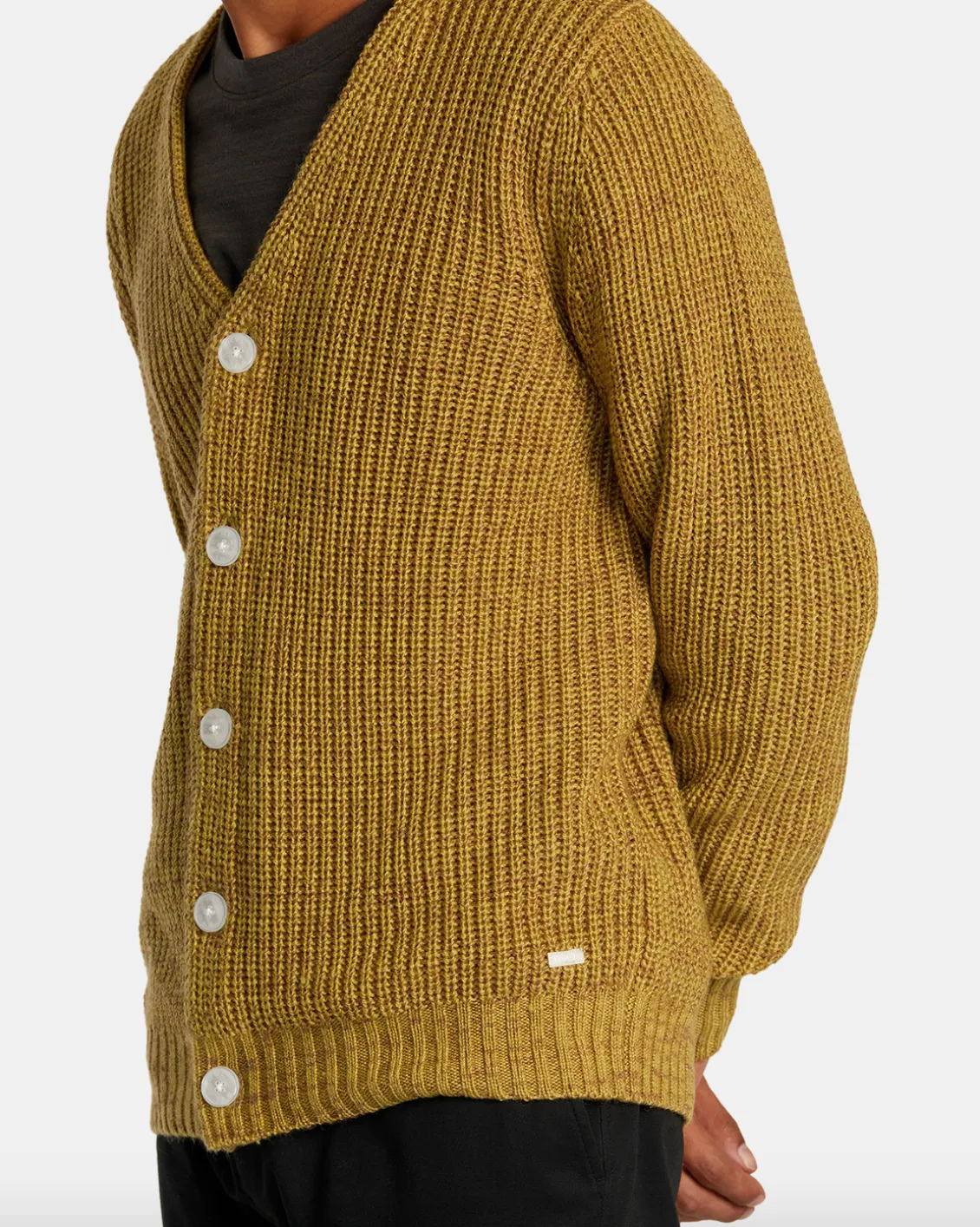 RVCA Mens Vacancy Cardigan - Ochre sold by Storm product image thumbnail 2