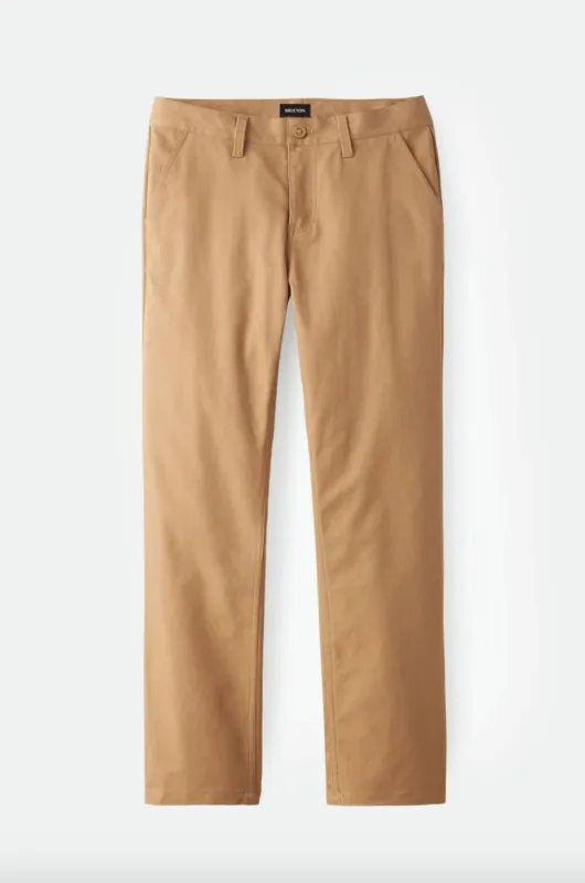 Brixton Choice Chino Regular Pant Khaki sold by Storm