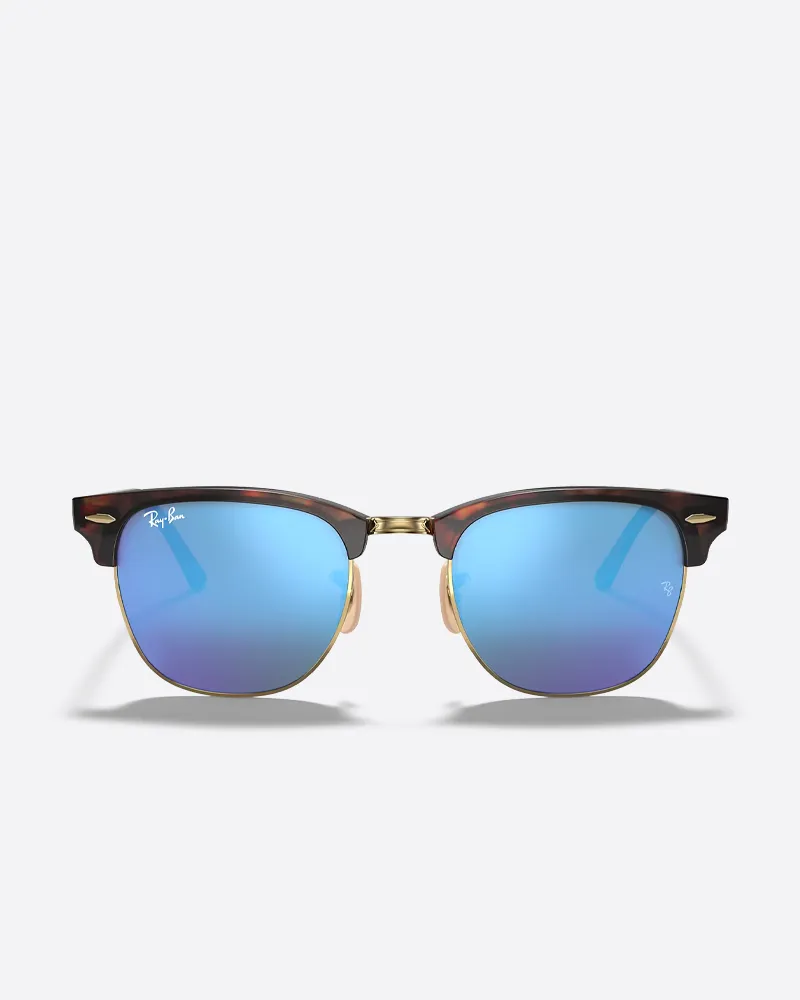 Ray-Ban Clubmaster Sunglasses - Havana/Blue Mirror sold by Storm product image thumbnail 2