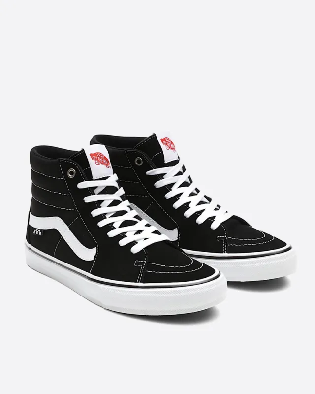 Vans Skate Sk8 Hi-Black/White sold by Storm