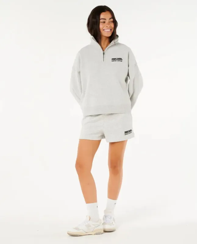 Rip Curl Surf Puff 1/4 Zip - Grey Marle made by Ripcurl