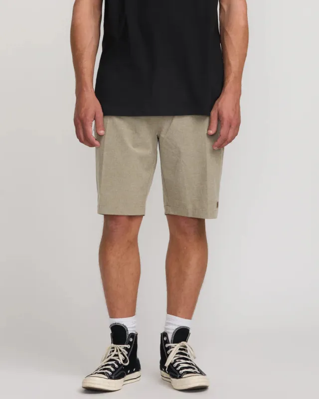 Billabong Crossfire Submersible Hybrid Shorts - Khaki sold by Storm