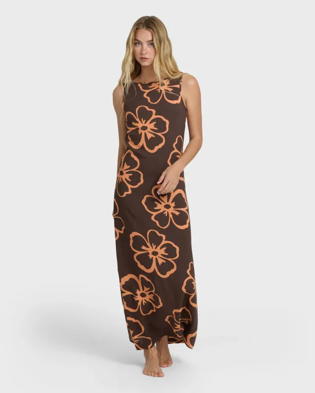 Billabong Sunkissed Maxi Dress - Teak made by Billabong