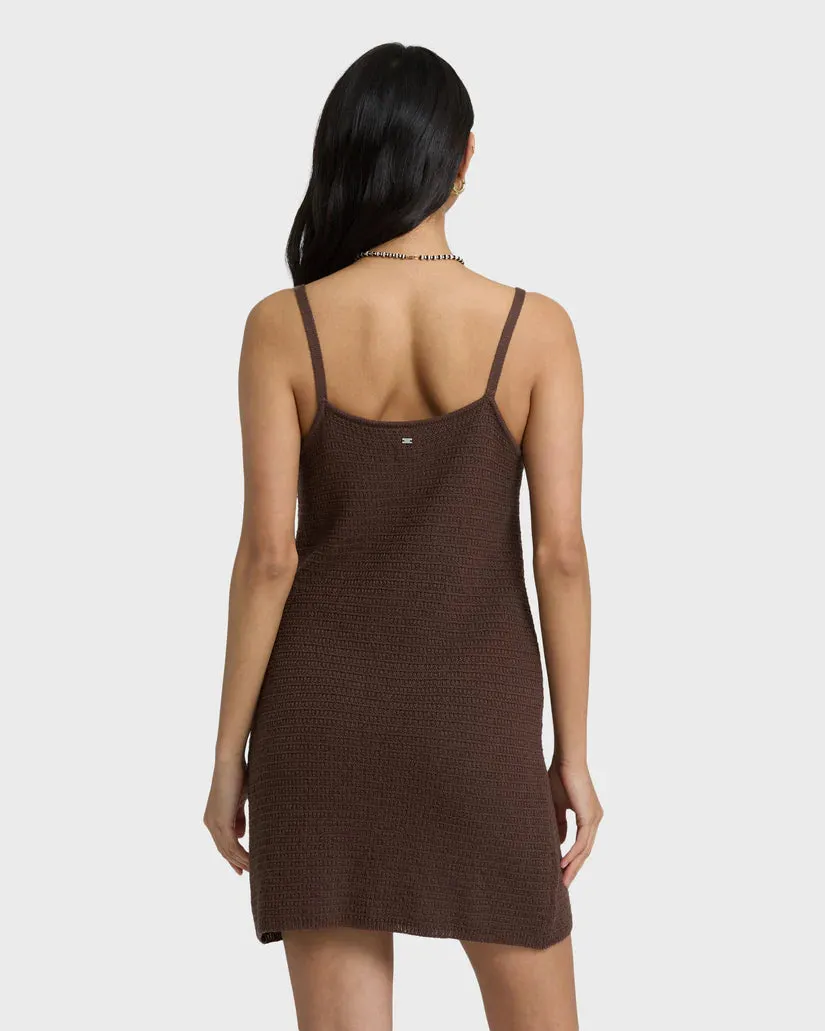 Billabong You Stunner Knit Mini Dress - Teak sold by Storm product image thumbnail 2