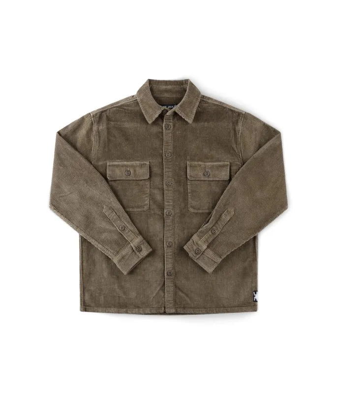 Former Reynolds Cord L/S Shirt - Pine made by Storm
