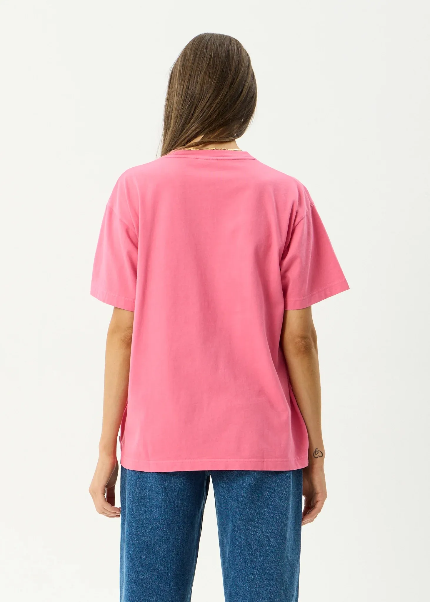 Afends Sea Siren Recycled Oversized Tee - Washed Raspberry sold by Storm product image thumbnail 2