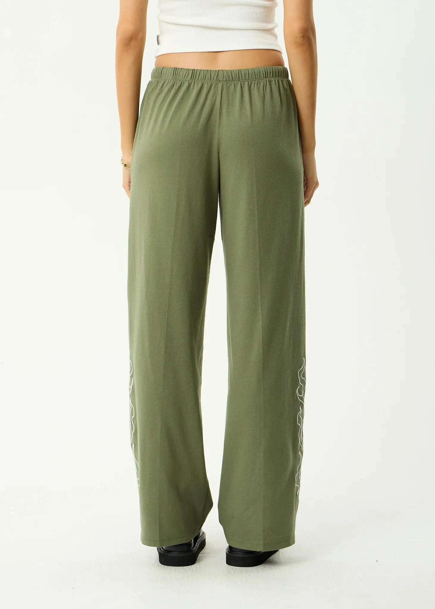 Afends Dirts Recycled Jersey Pant - Deep Olive sold by Storm product image thumbnail 3