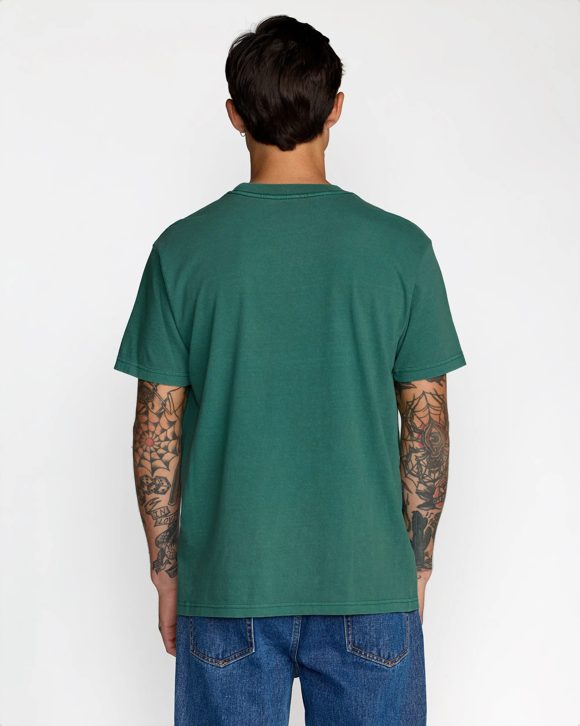 RVCA Olde RVCA Tee - Grass Green sold by Storm product image thumbnail 2