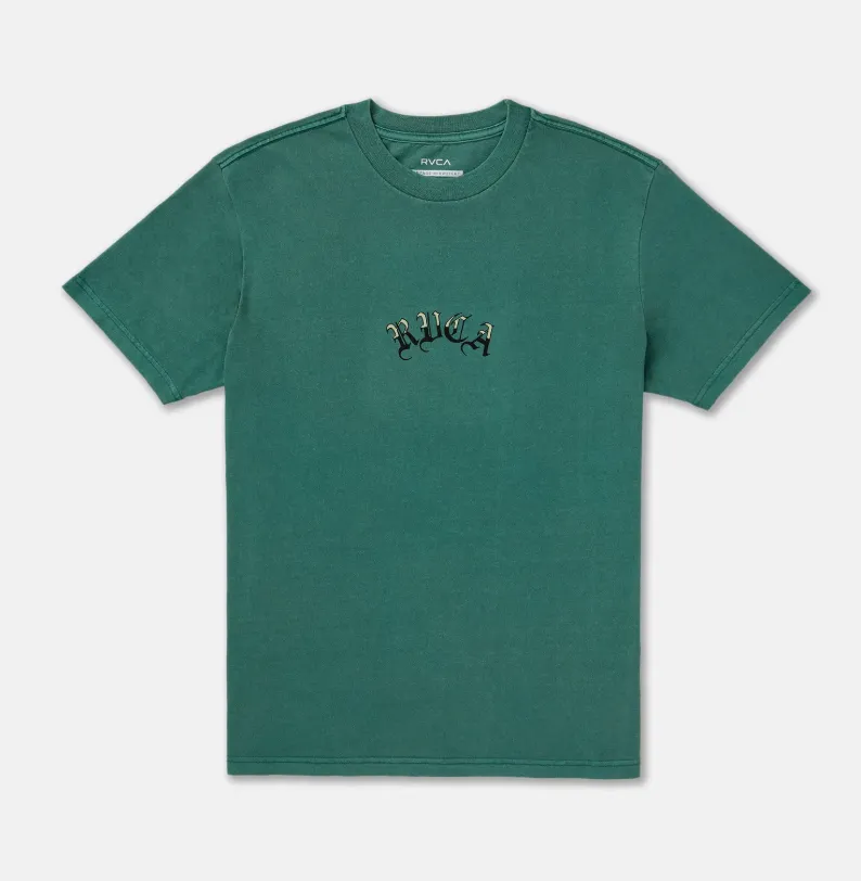 RVCA Olde RVCA Tee - Grass Green sold by Storm