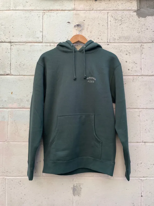 Nirvana Fern Carefully Crafted Hoodie - Alpine Green made by Storm