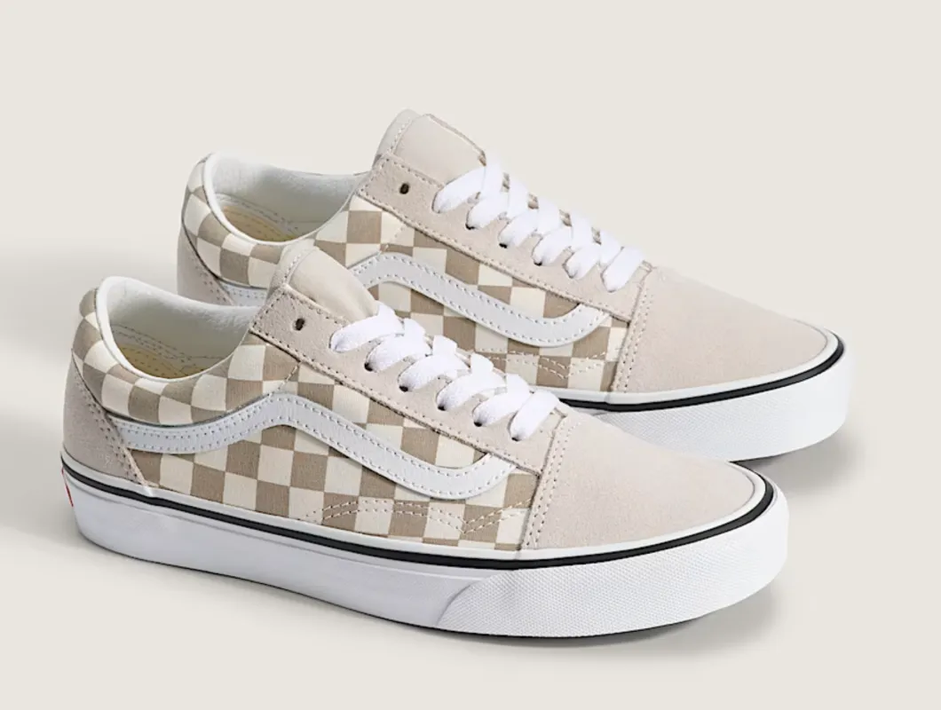 Vans Old Skool Checkerboard - Oatmeal made by Storm