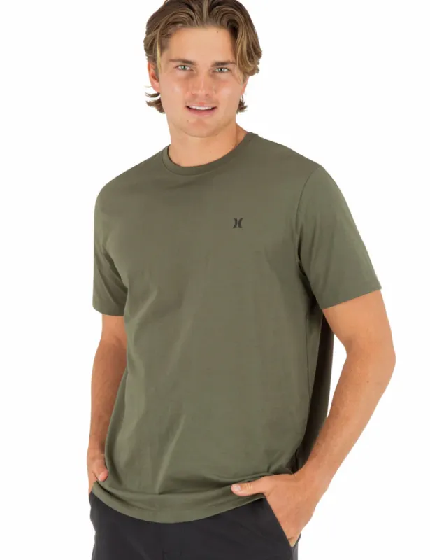 Hurley Mens Icon Tee - Olive sold by Storm