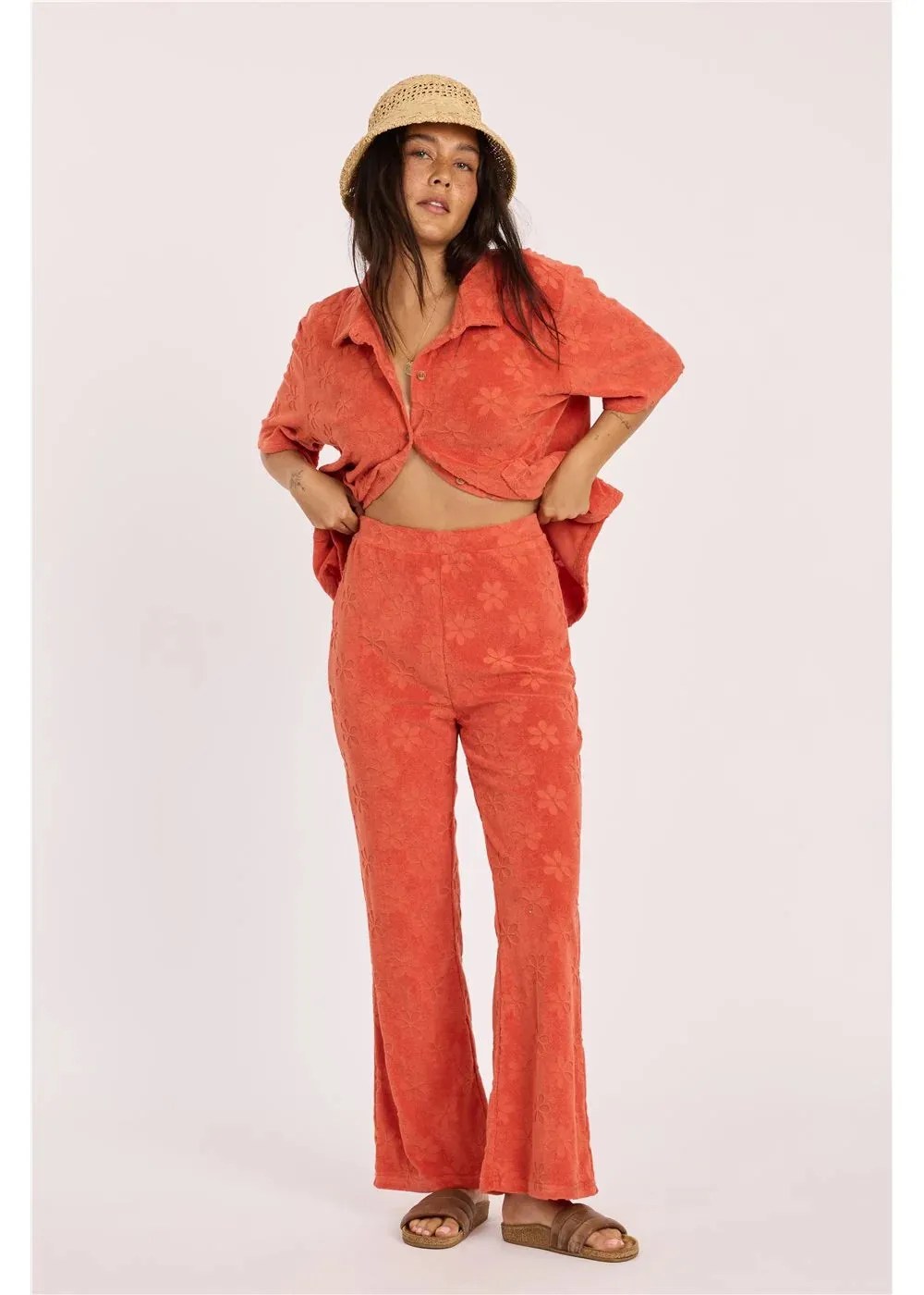 Sisstr High Tide Knit Pant - Cayenne sold by Storm