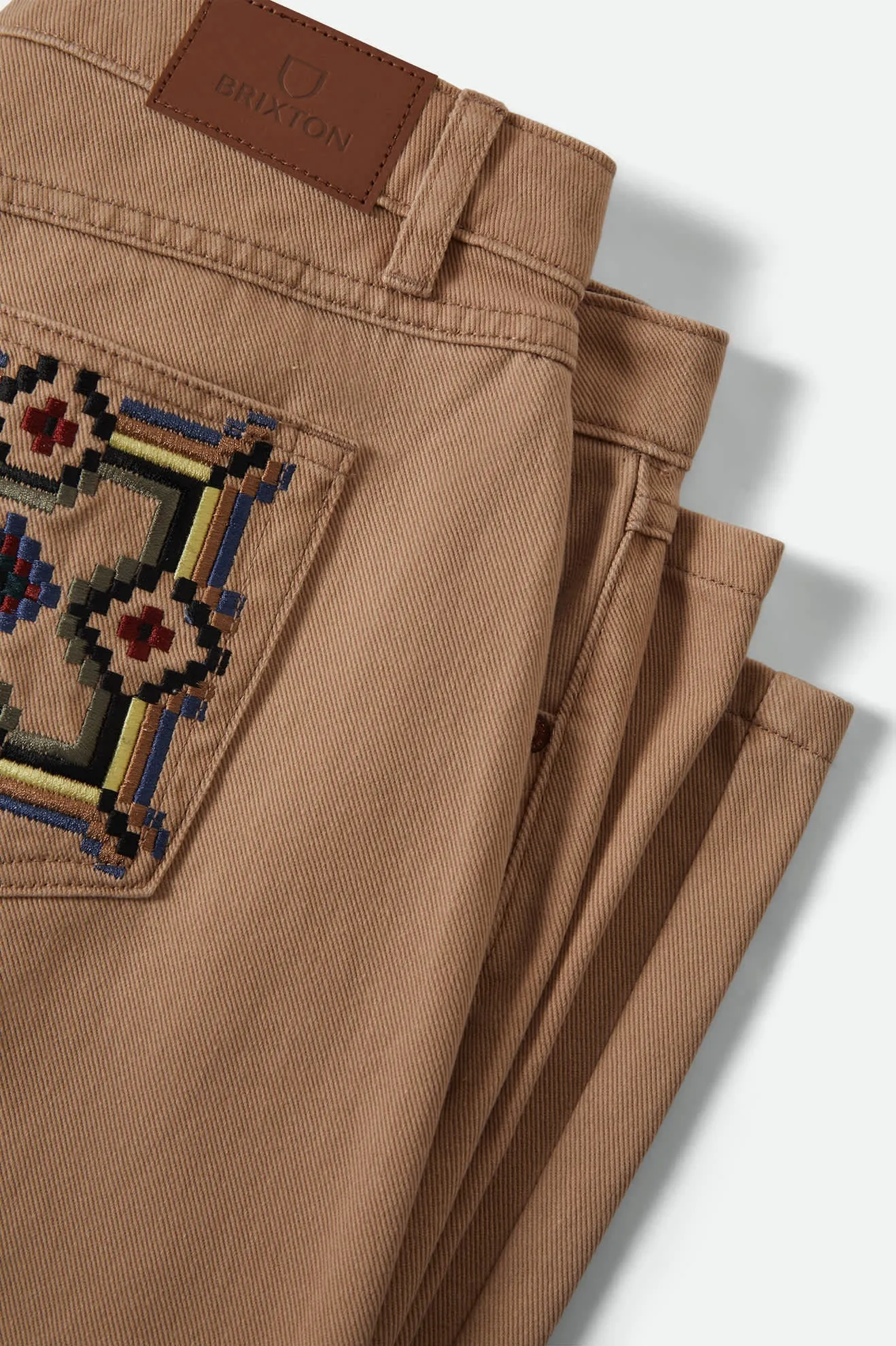 Brixton The Chloe 5 Pocket Pant - Washed Timeless Taupe sold by Storm product image thumbnail 2