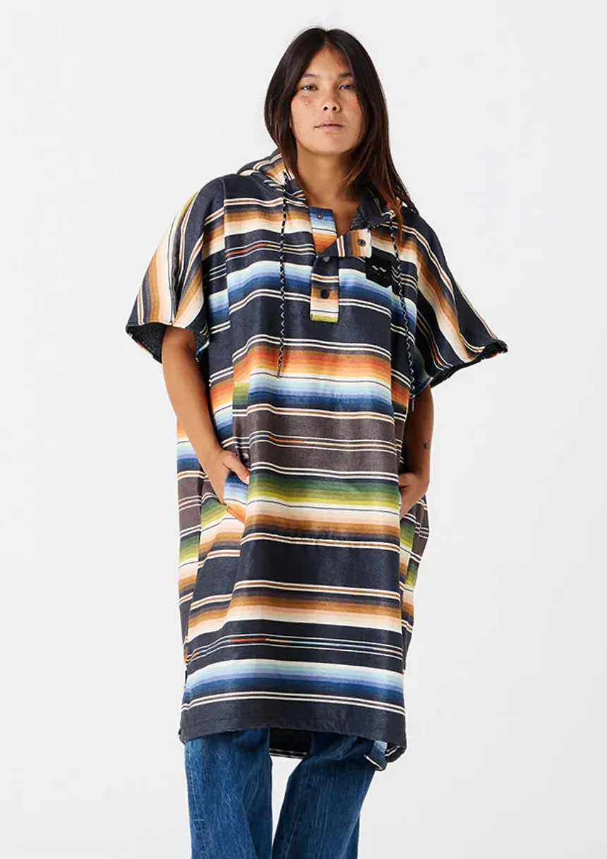 Slow Tide Santana PRF QD Poncho - Black sold by Storm