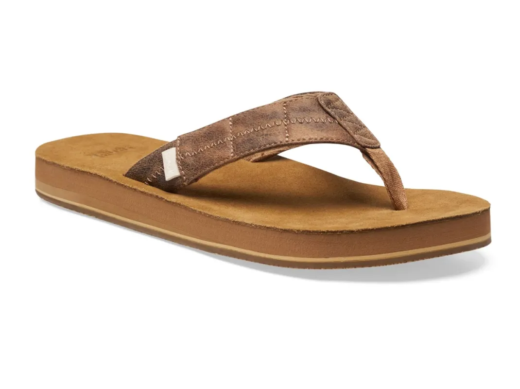 Sanuk Hideout Sandal - Tobacco Brown made by Sanuk