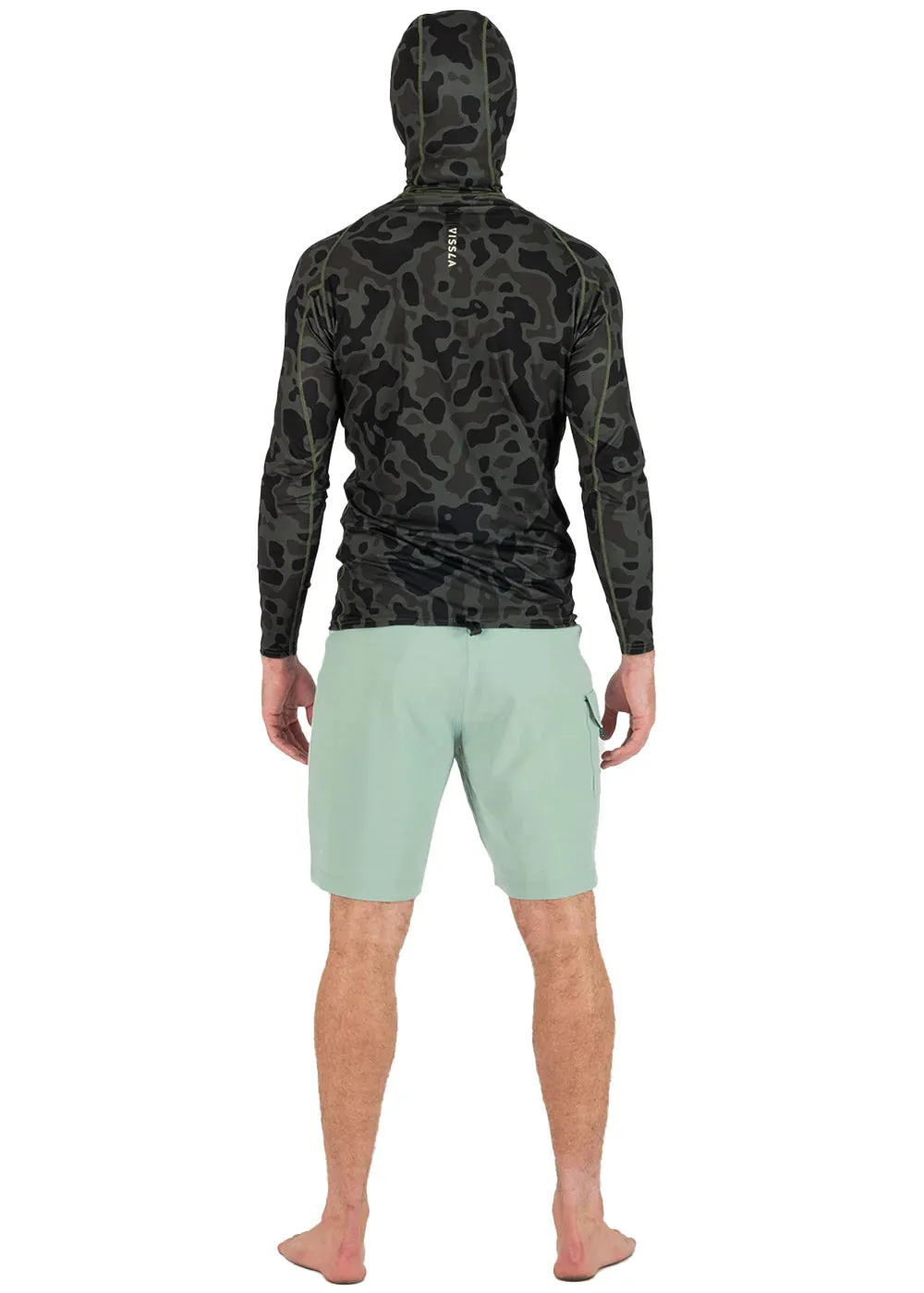 Vissla Warm Seas Eco Hooded L/S Rashguard - Camo sold by Storm product image thumbnail 2