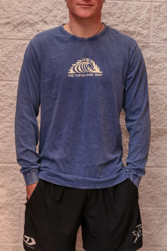 Storm Classic Wave Long Sleeve Tee - Acid Blue made by Storm