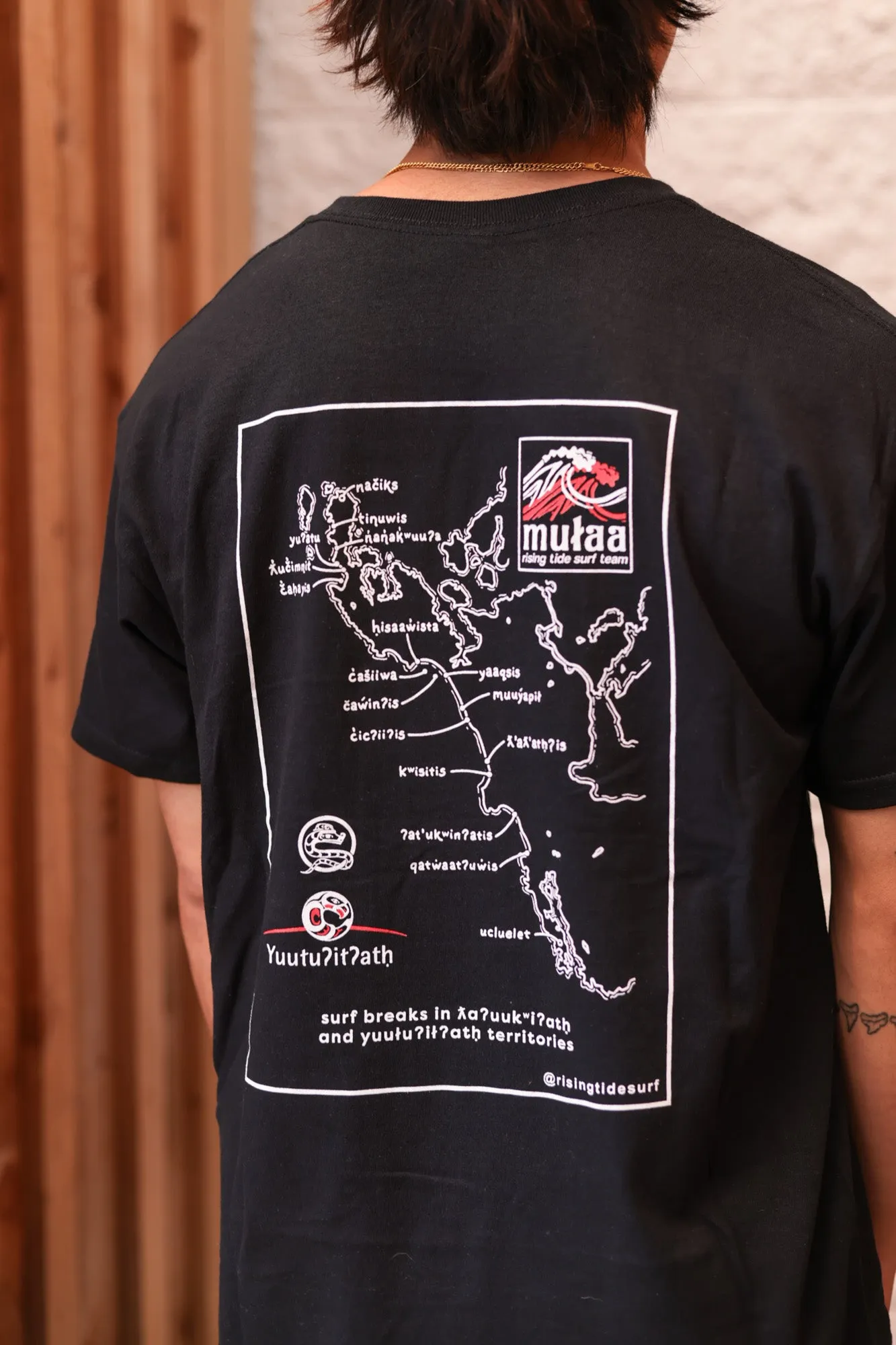 Mułaa Rising Tide Tee - Black sold by Storm product image thumbnail 4