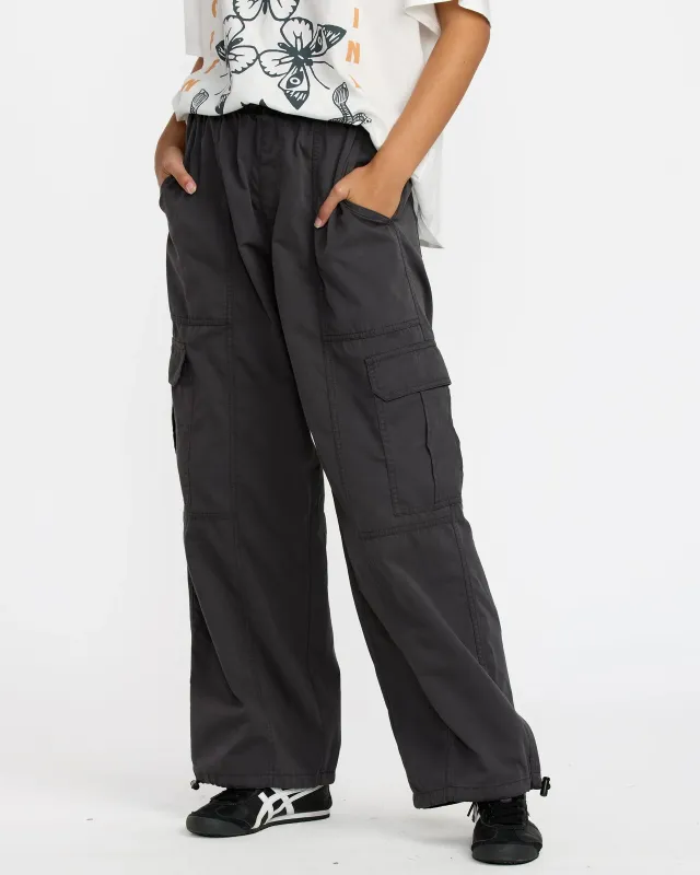 RVCA Stowaway Cargo Pant - Washed Black made by RVCA