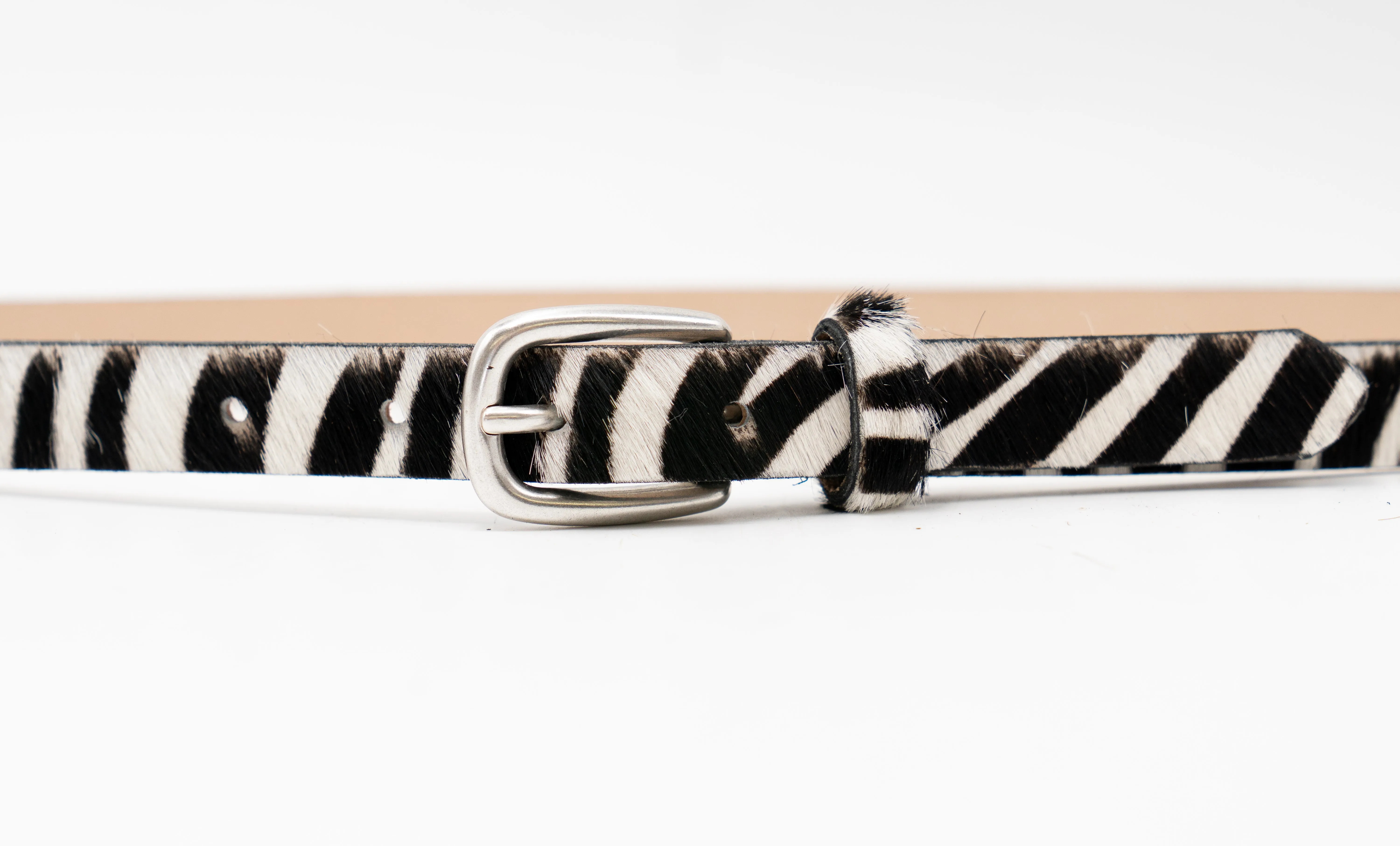 Sera Belt - Zebra Calf Hair sold by Streets Ahead product image thumbnail 2