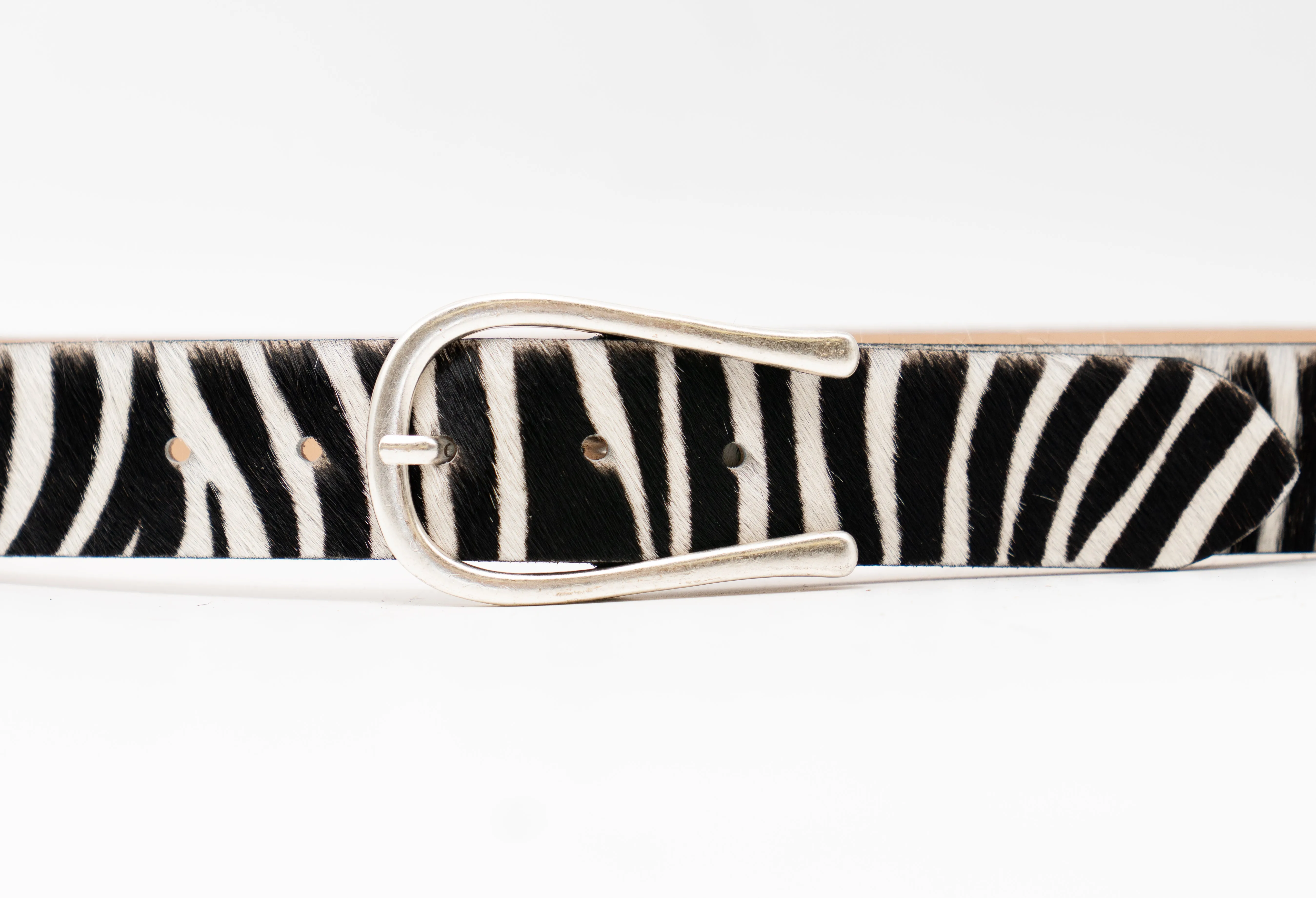 Eris Belt - Zebra Calf Hair sold by Streets Ahead product image thumbnail 2