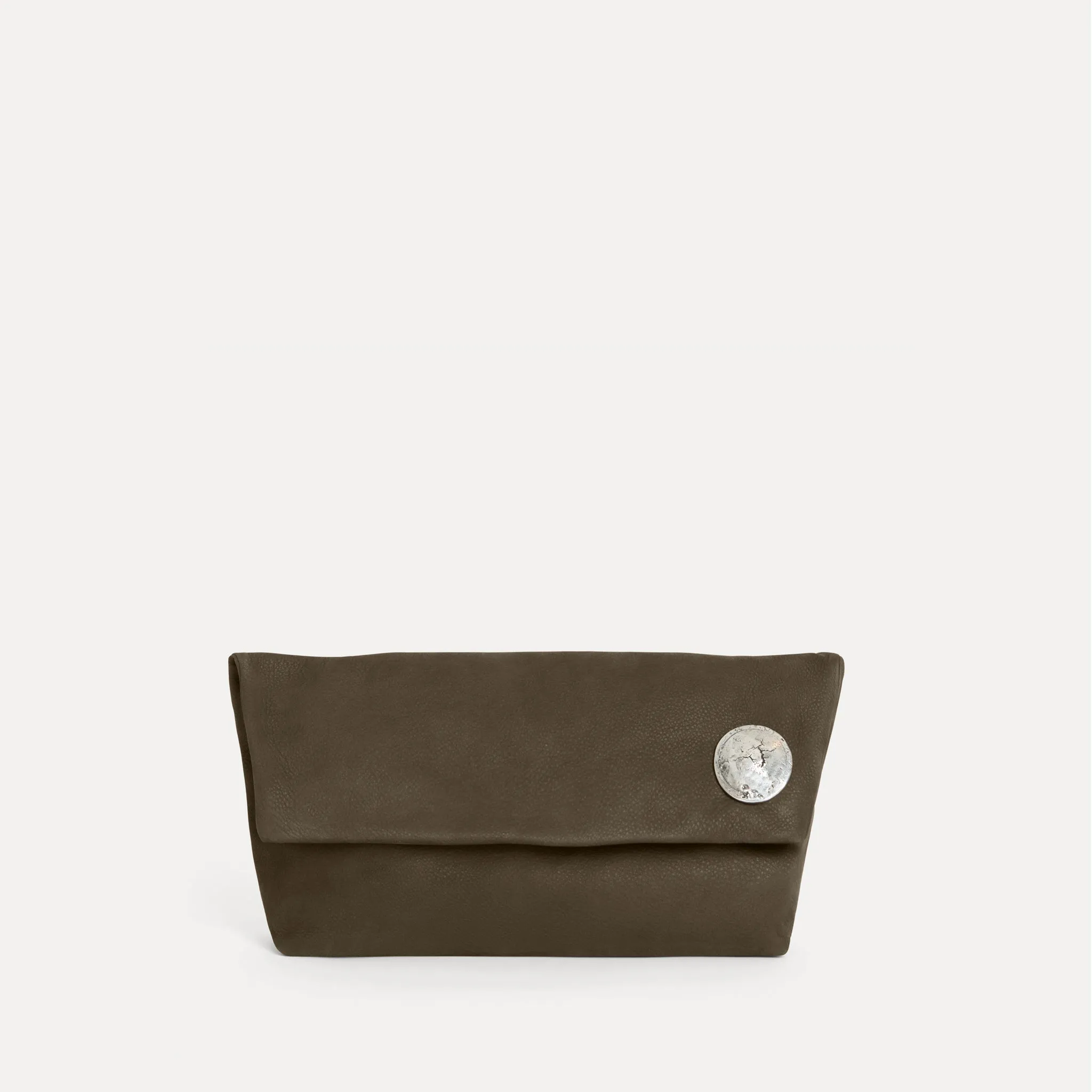 Vesta Clutch Cactus Nubuck sold by Streets Ahead