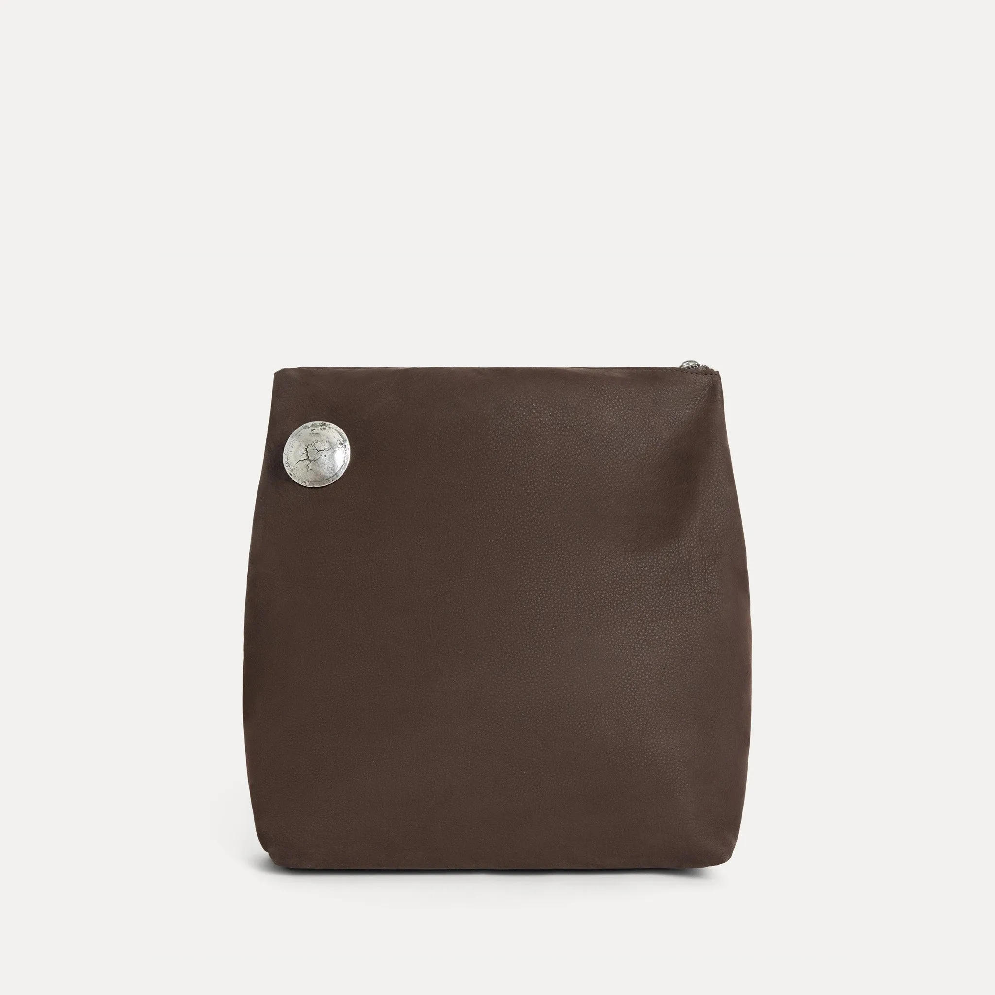 Vesta Clutch Coffee Nubuck sold by Streets Ahead product image thumbnail 4