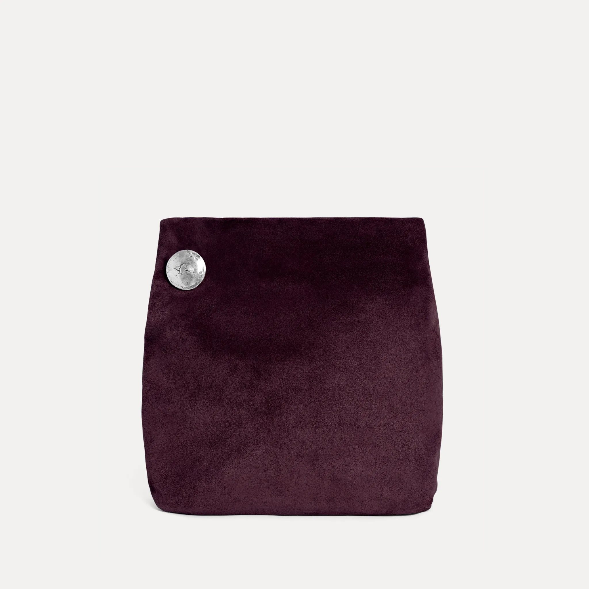 Vesta Clutch Plum Suede sold by Streets Ahead product image thumbnail 4