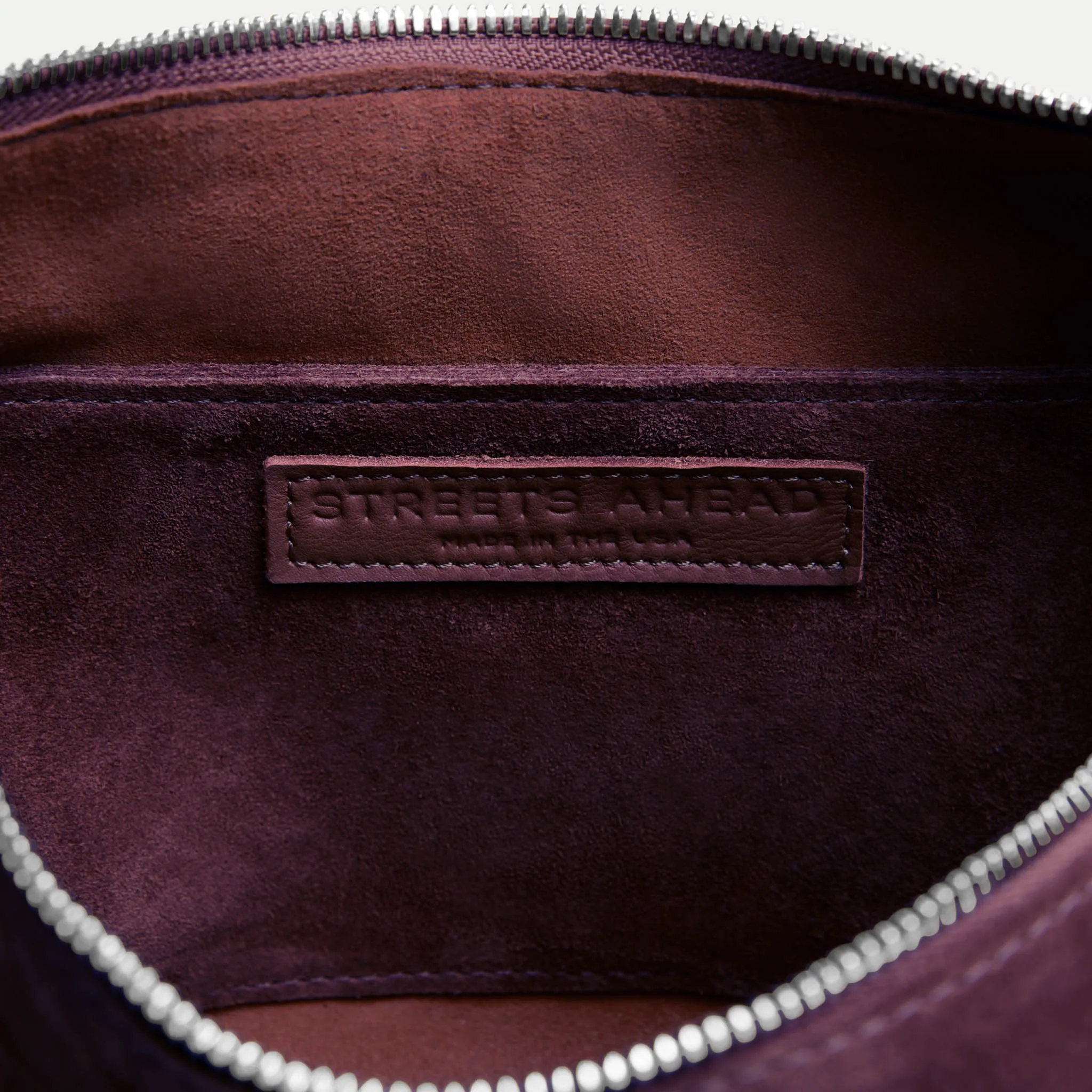 Athena Shoulder Bag Plum Suede sold by Streets Ahead product image thumbnail 4