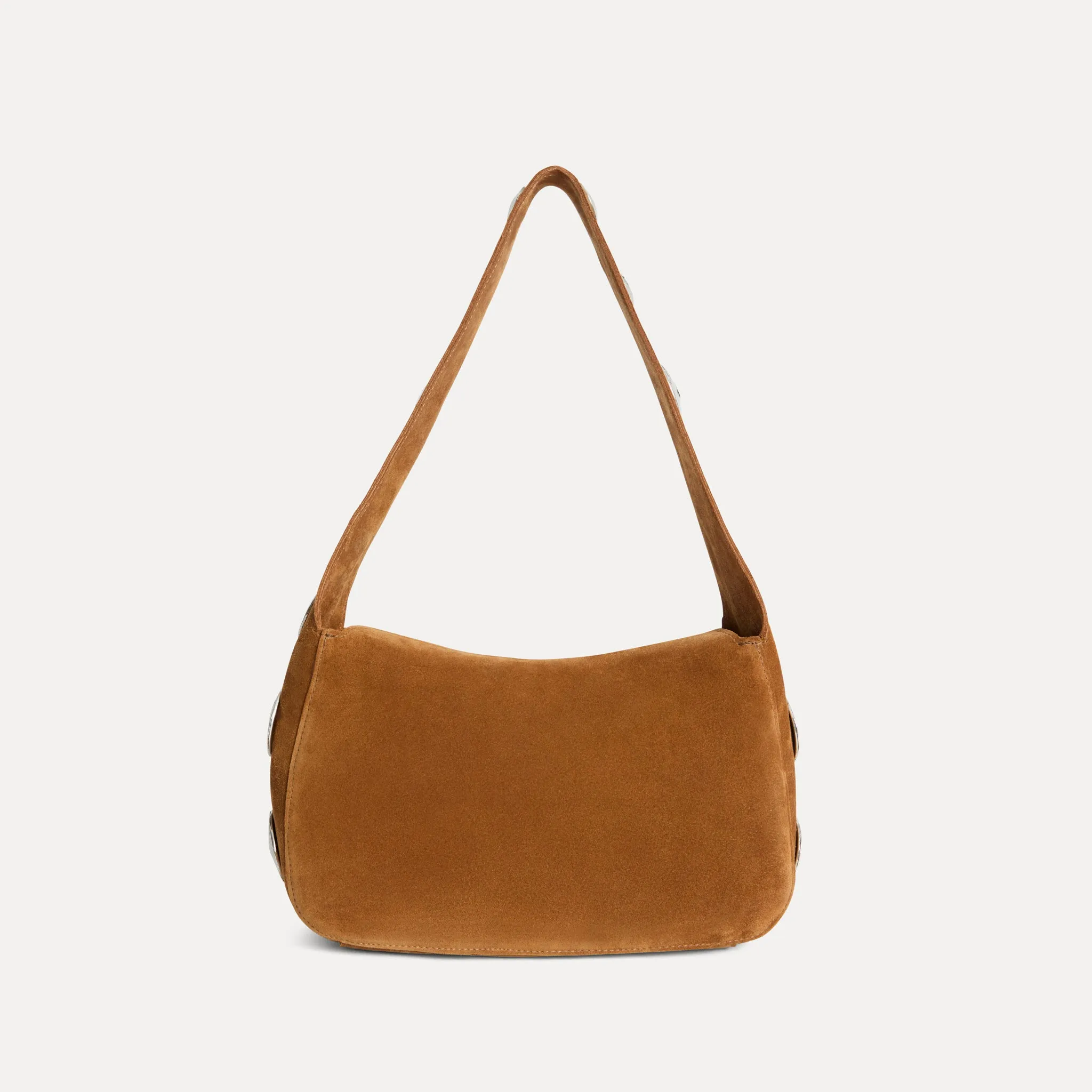 Athena Shoulder Bag Tan Suede sold by Streets Ahead product image thumbnail 3