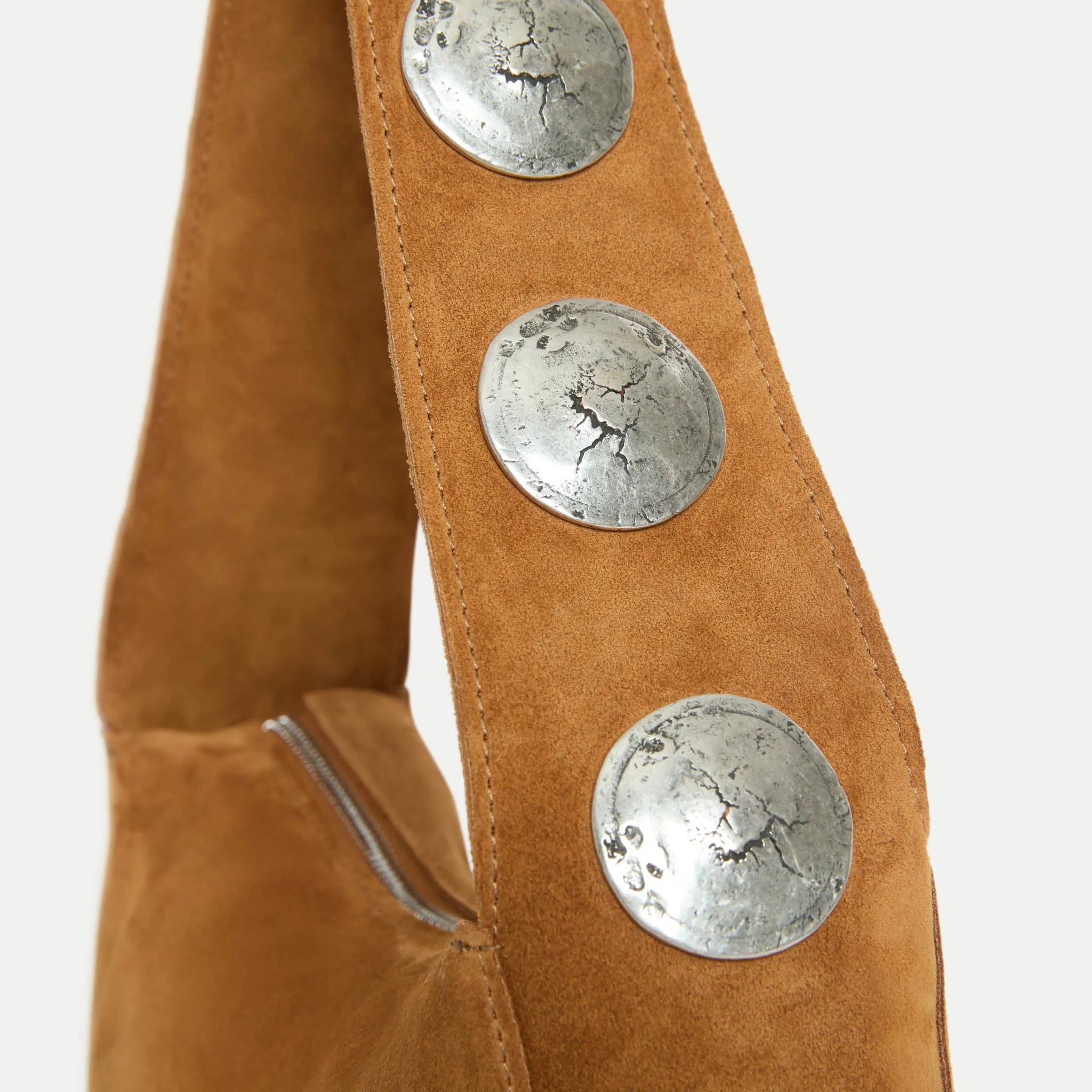 Athena Shoulder Bag Tan Suede sold by Streets Ahead product image thumbnail 2