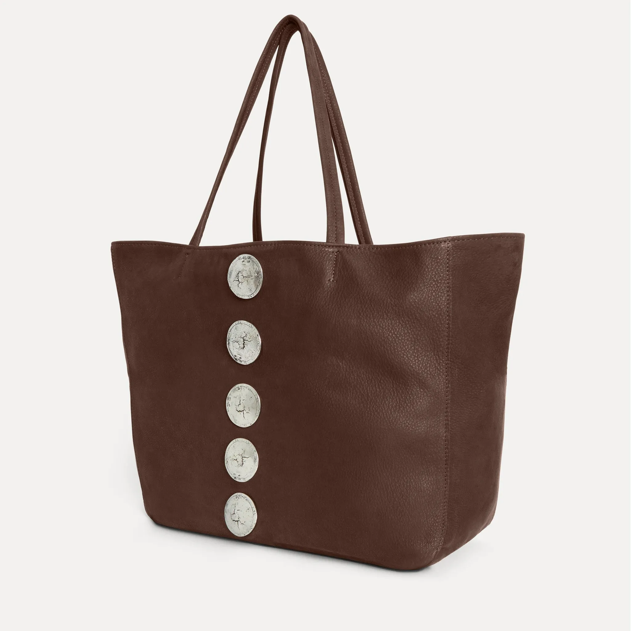 Gaia Tote Bag Chocolate Nubuck sold by Streets Ahead product image thumbnail 2