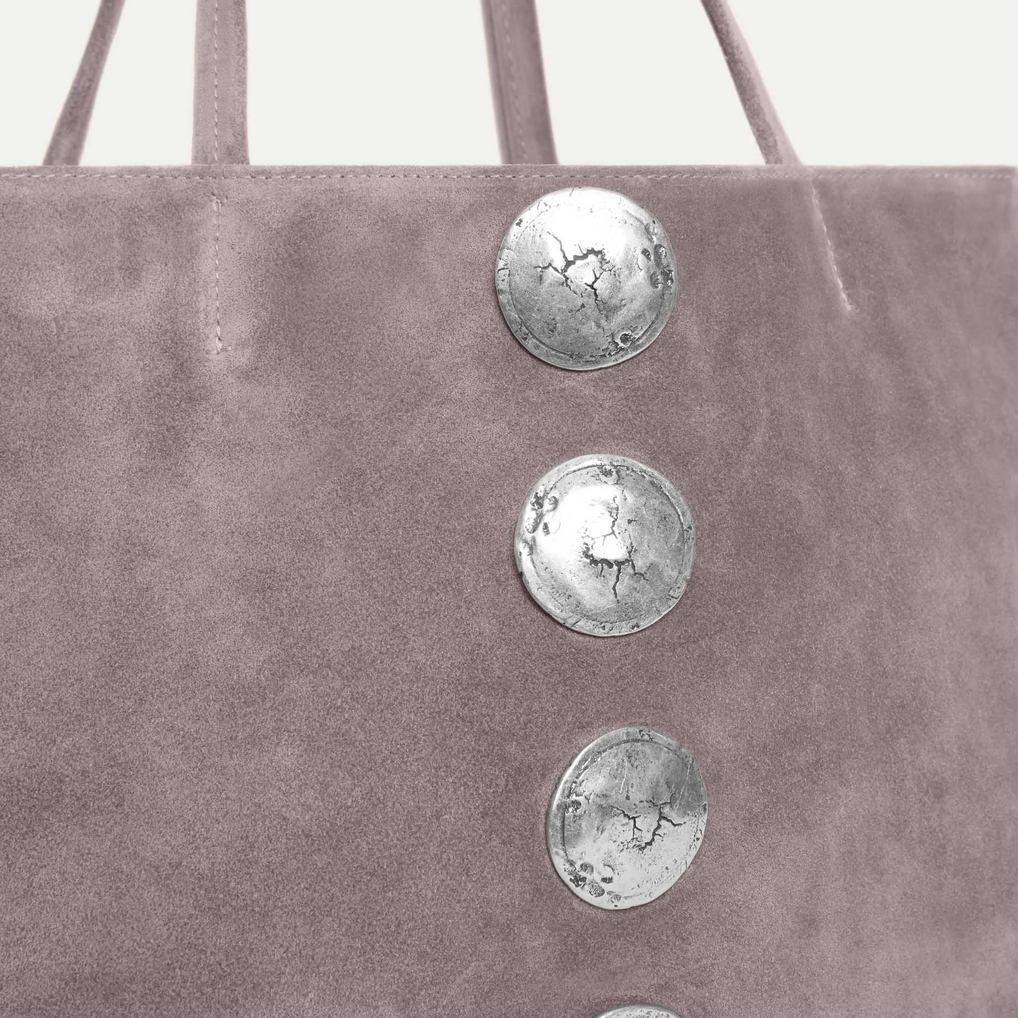 Gaia Tote Bag Grey Suede sold by Streets Ahead product image thumbnail 3