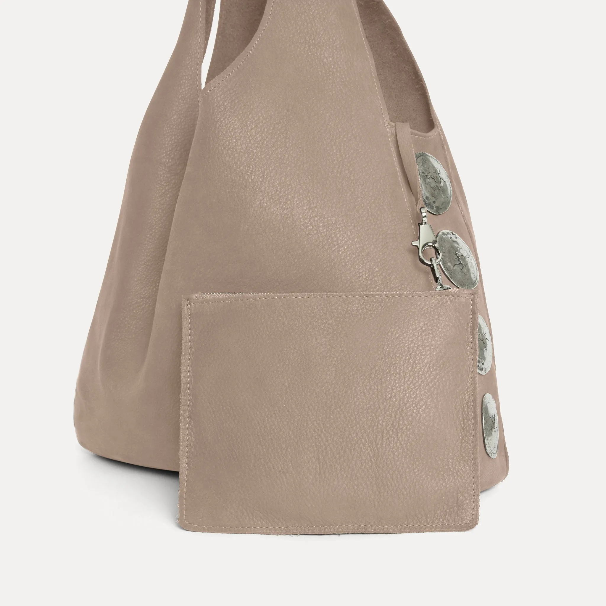 Rhea Hobo Bag Taupe Nubuck sold by Streets Ahead product image thumbnail 4