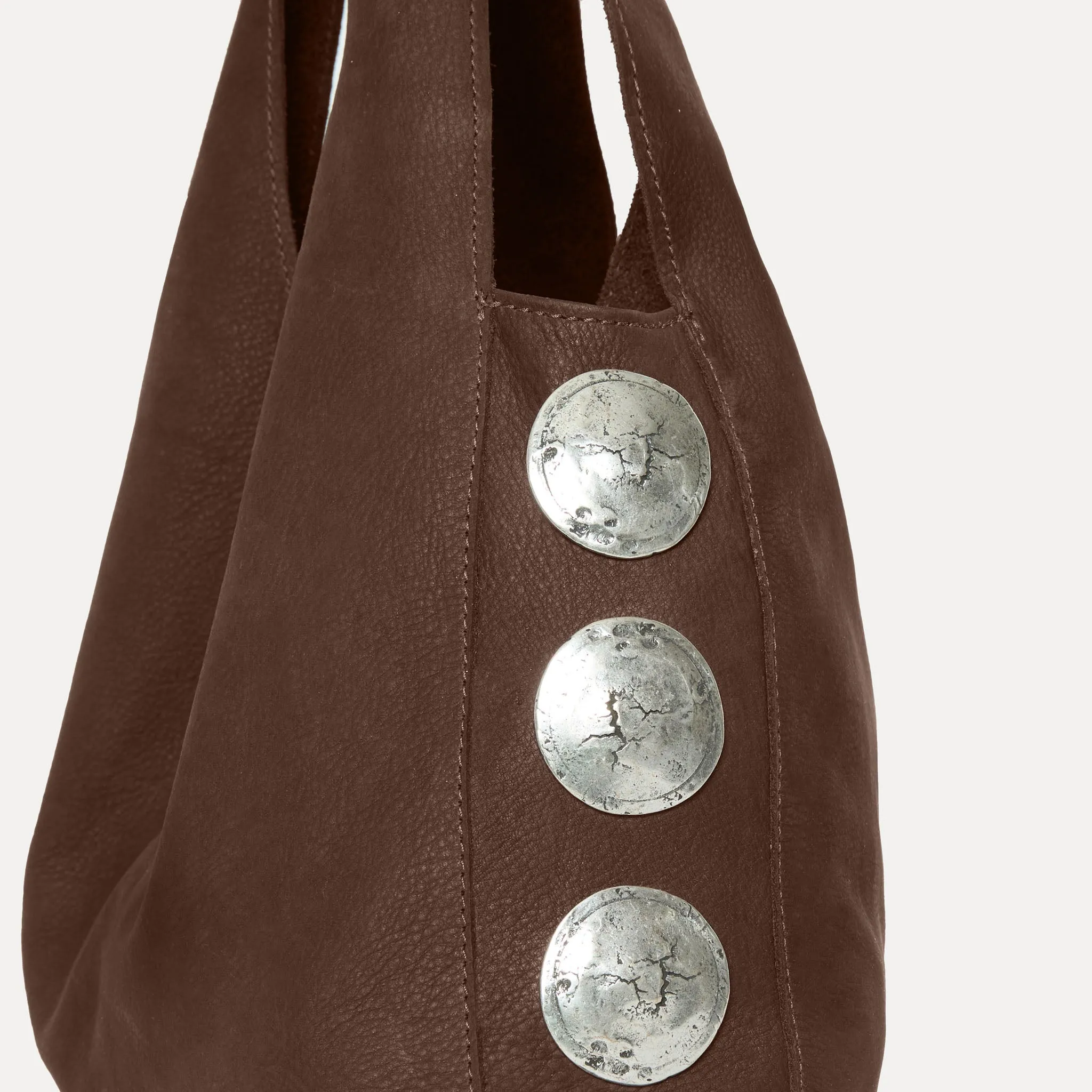 Rhea Hobo Bag Chocolate Nubuck sold by Streets Ahead product image thumbnail 2