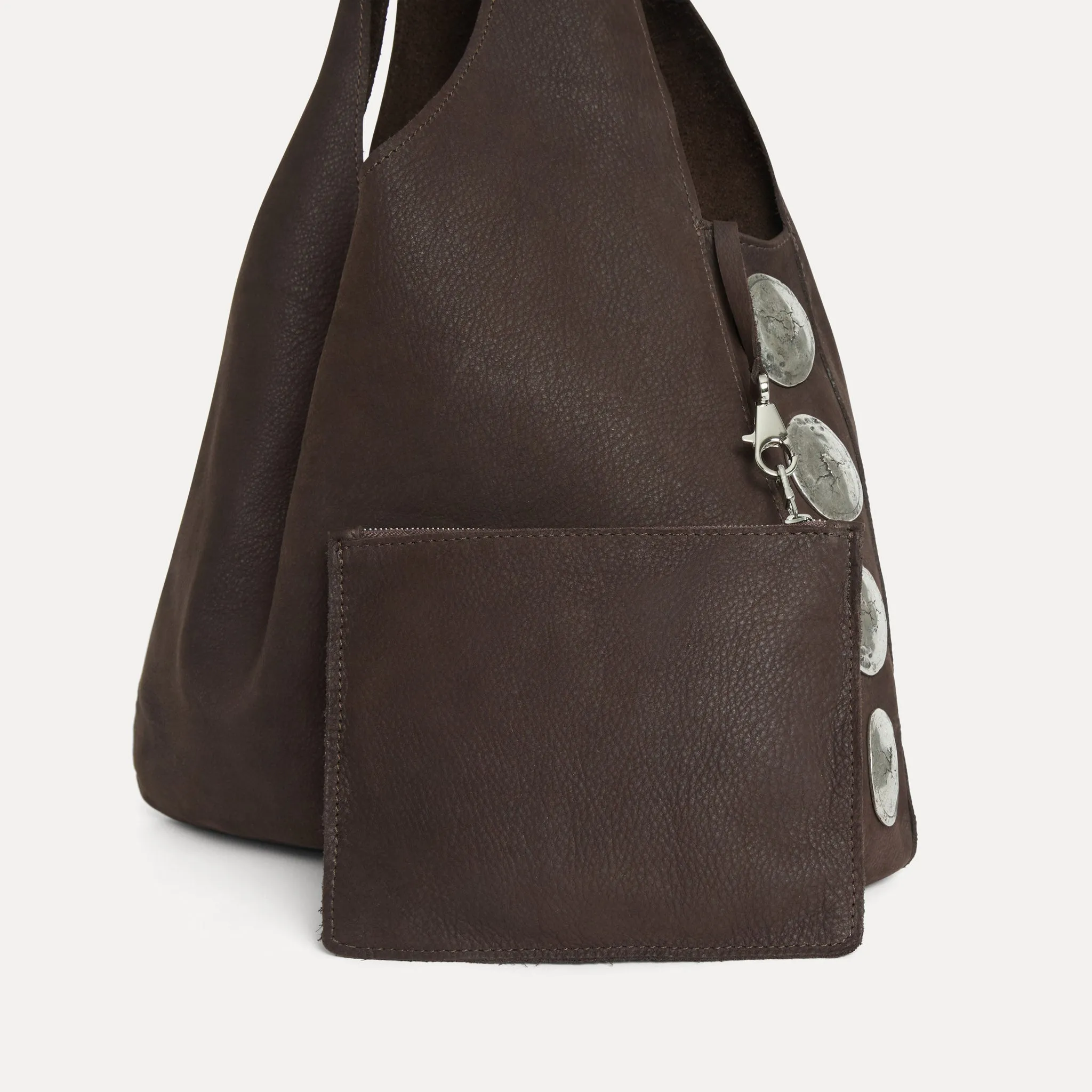 Rhea Hobo Bag Coffee Nubuck sold by Streets Ahead product image thumbnail 4