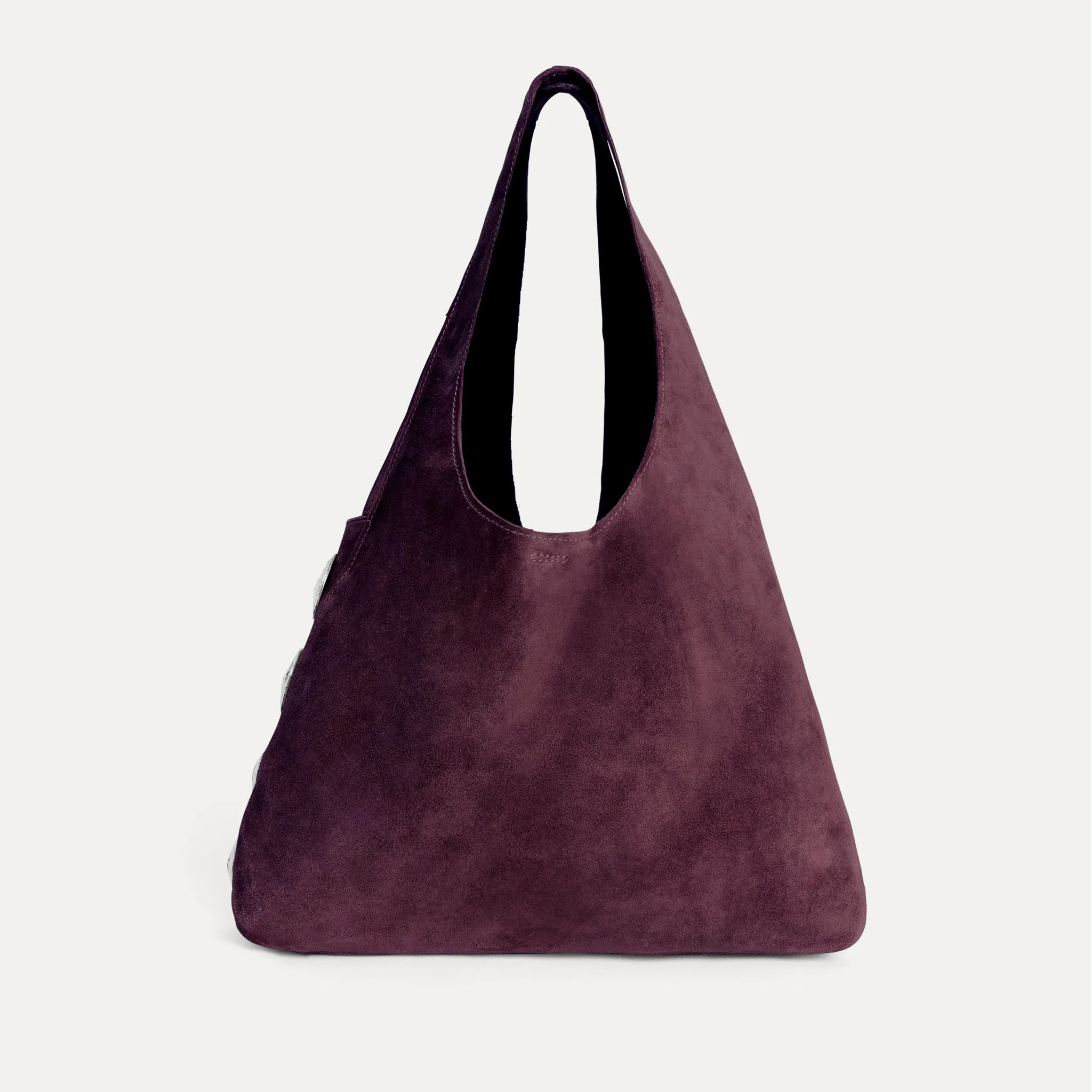Rhea Hobo Bag Plum Suede sold by Streets Ahead product image thumbnail 3