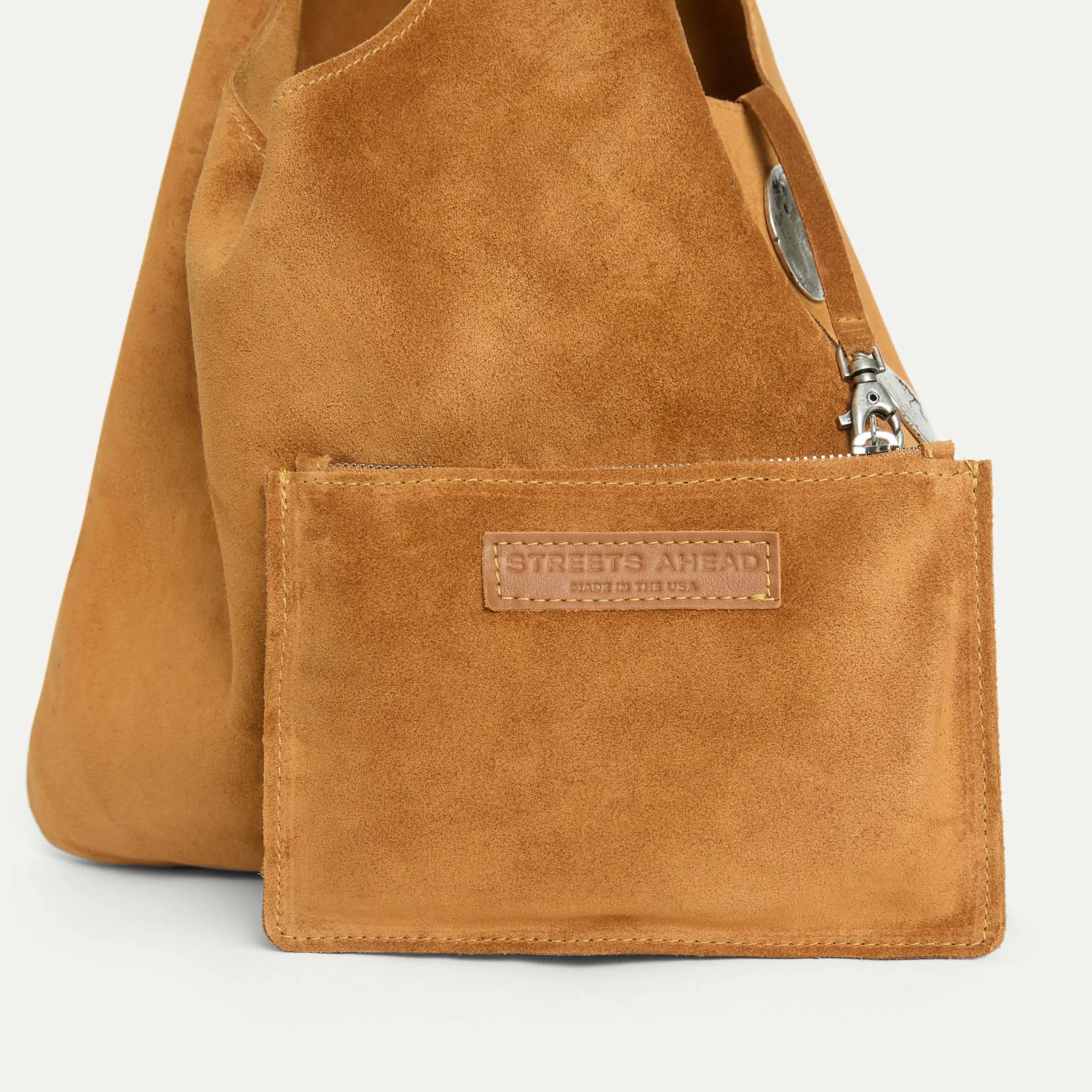 Rhea Hobo Bag Tan Suede sold by Streets Ahead product image thumbnail 4