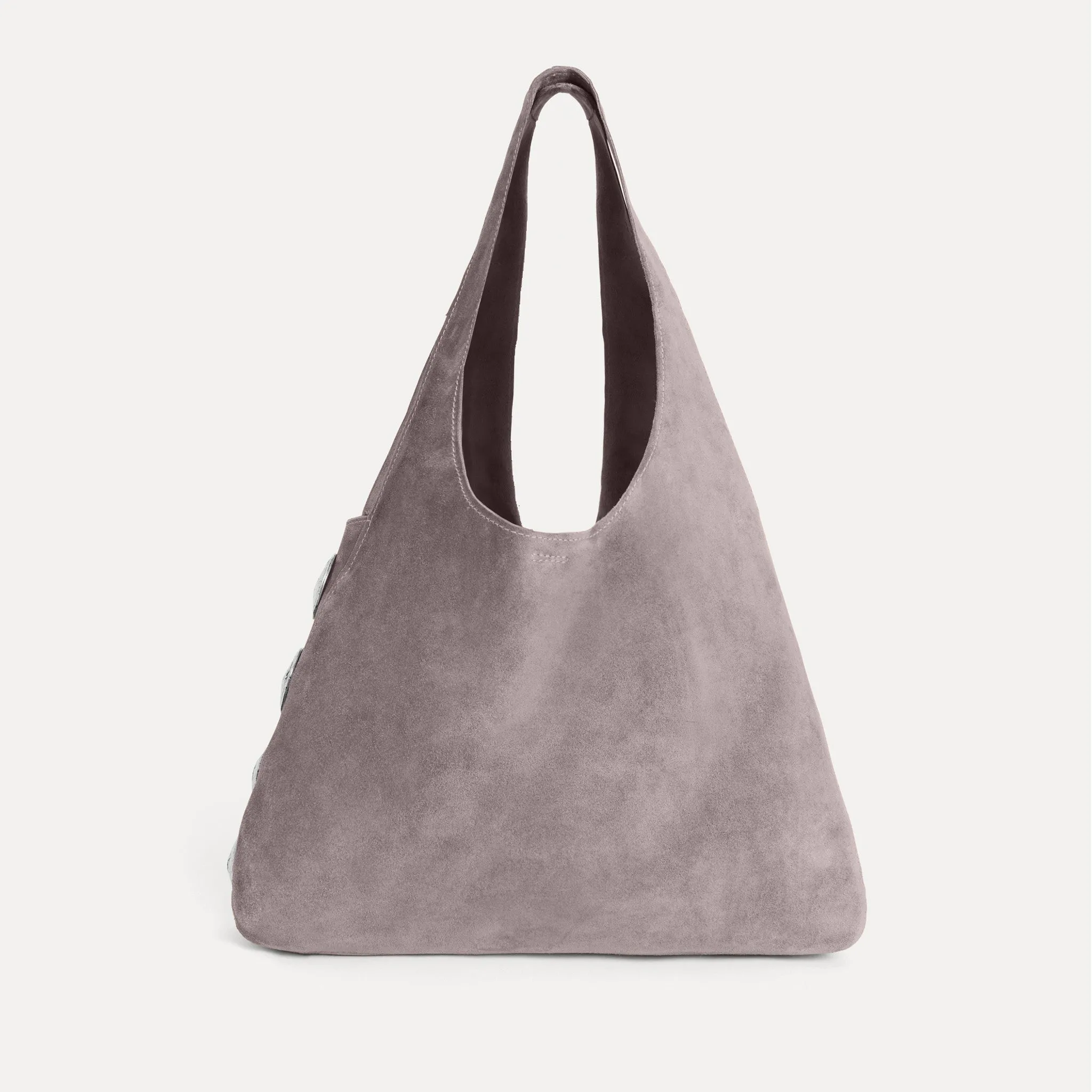 Rhea Hobo Bag Grey Suede sold by Streets Ahead product image thumbnail 3