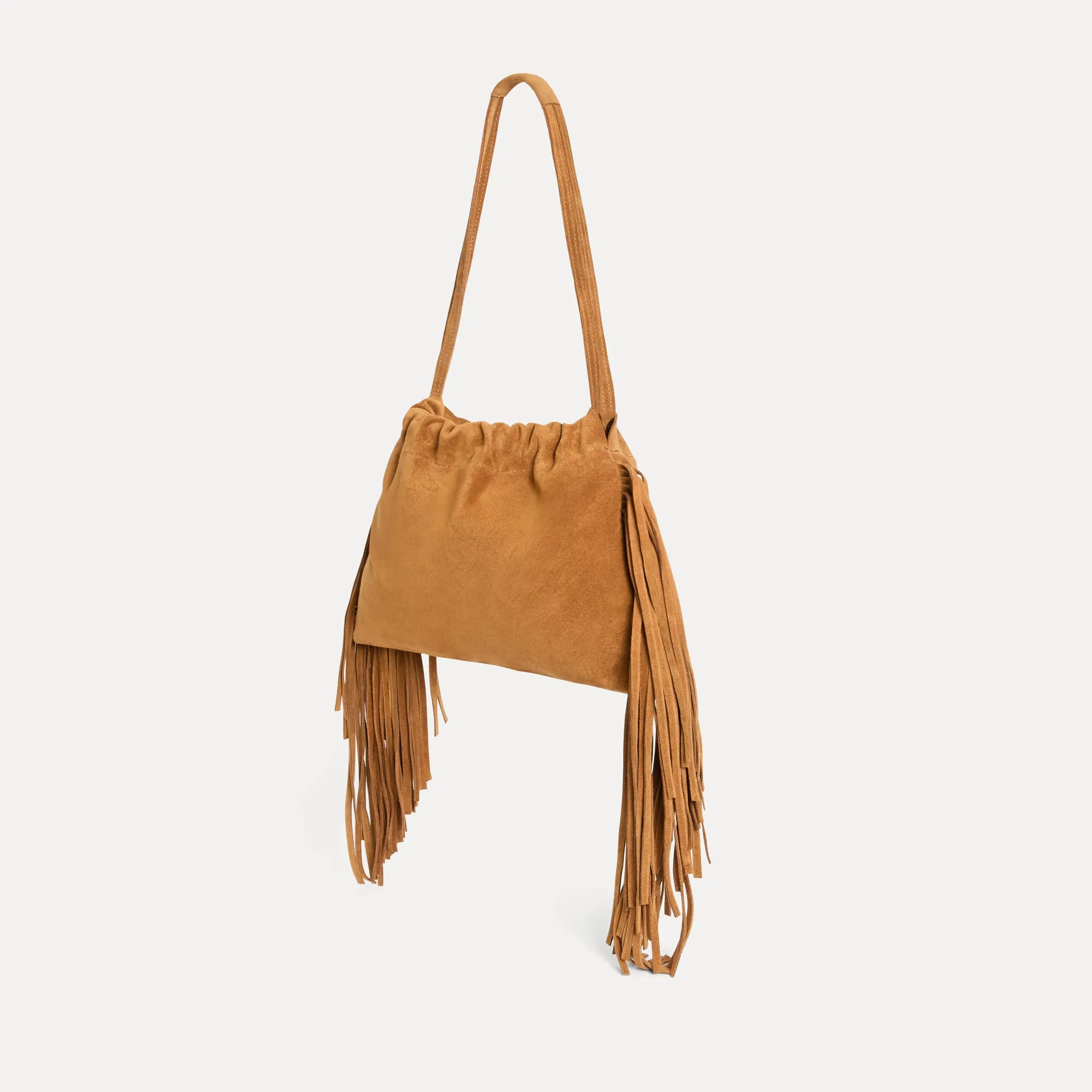 Diana Fringe Bag Tan Suede sold by Streets Ahead product image thumbnail 2