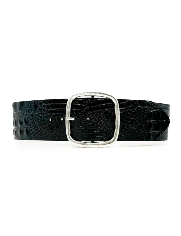 Marley Waist Belt - Silver sold by Streets Ahead