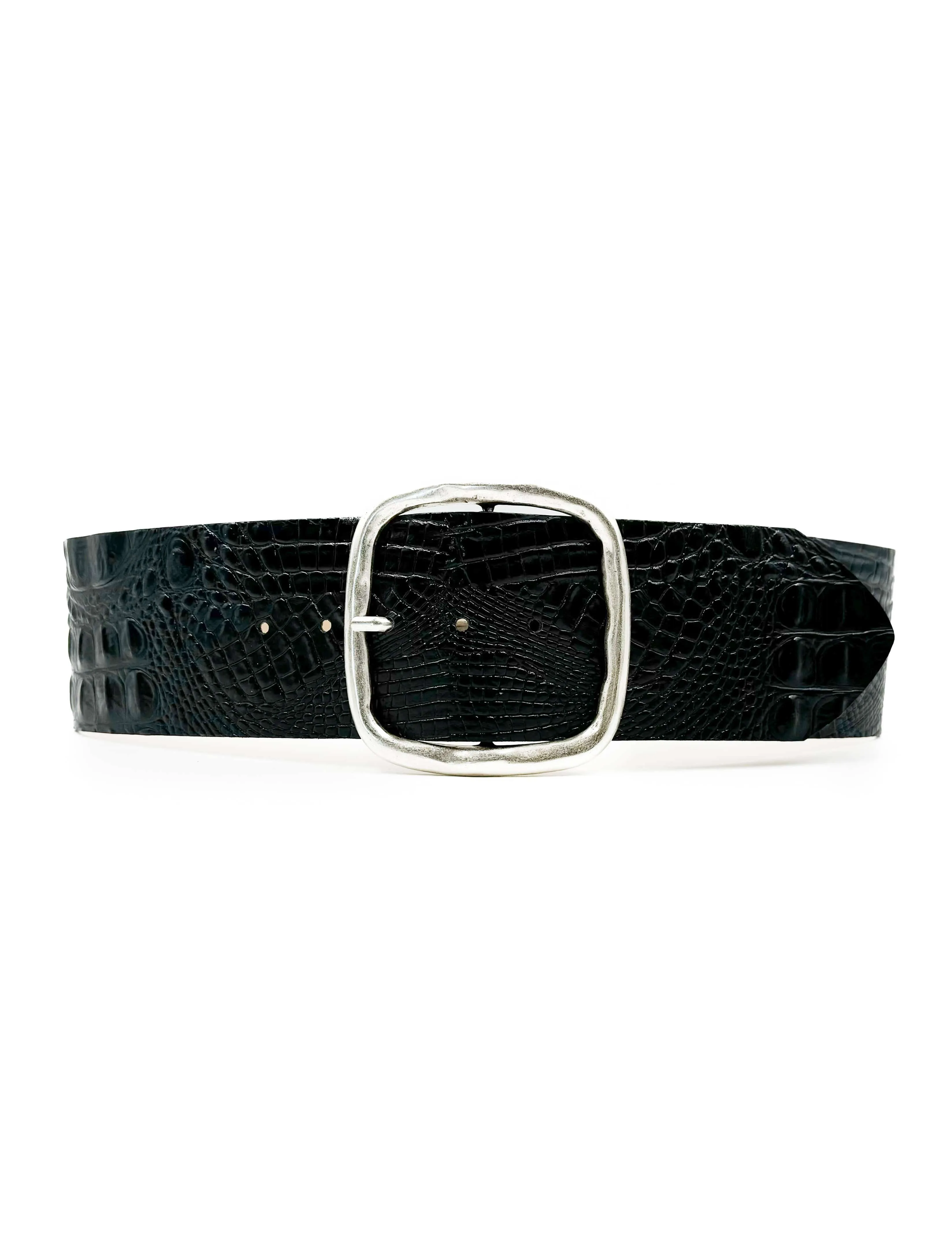 Marley Waist Belt - Silver sold by Streets Ahead